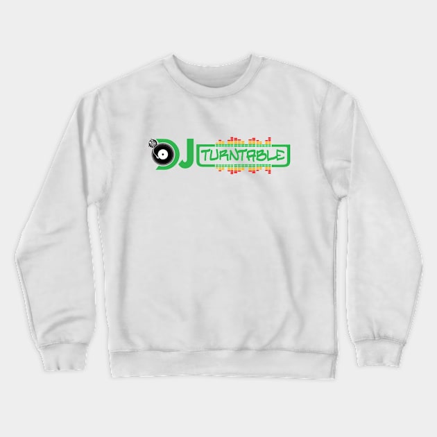 DJ Turntable Crewneck Sweatshirt by Rap of Ages